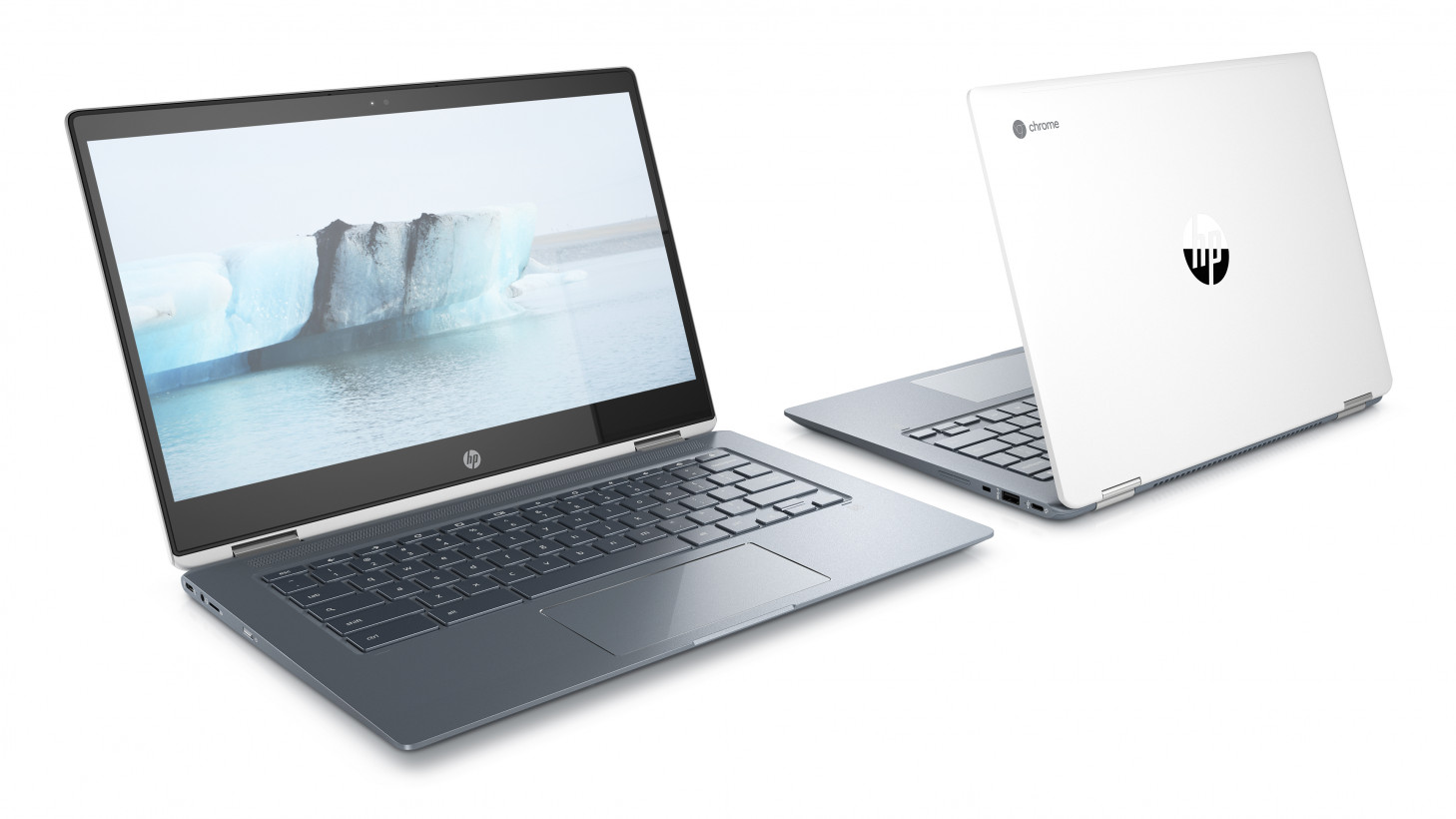 HP x360 14 Chromebook white